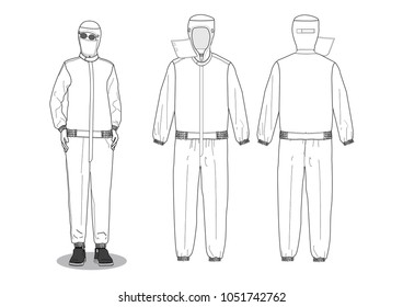 Coverall Design Vector