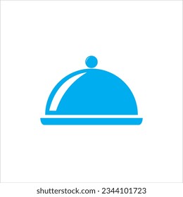 covered food tray icon vector illustration symbol