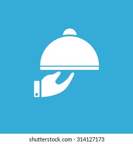 covered plate  icon