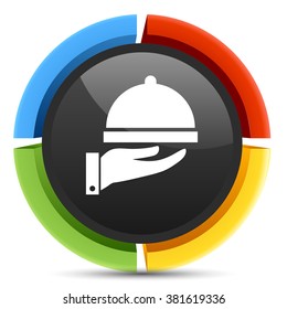 covered plate icon