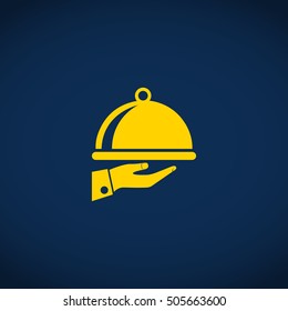 covered plate icon