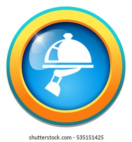 covered plate icon