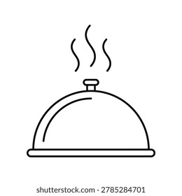 Covered serving dish steam food