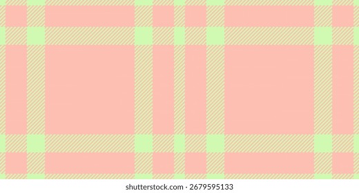 Cubriendo textura de Vector textil, tela a cuadros femenina tartán. Jersey patrón de cuadros de fondo sin fisuras en la paleta de colores claros.