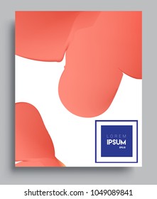 Covers background with liquid color, arrangement of abstract lines and style graphic geometric elements. Applicable for placards, brochures, posters, covers and banners. Vector illustrations.