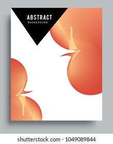 Covers background with liquid color, arrangement of abstract lines and style graphic geometric elements. Applicable for placards, brochures, posters, covers and banners. Vector illustrations.