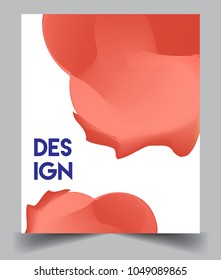 Covers background with liquid color, arrangement of abstract lines and style graphic geometric elements. Applicable for placards, brochures, posters, covers and banners. Vector illustrations.