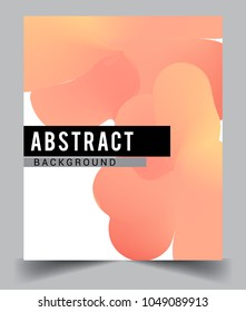 Covers background with liquid color, arrangement of abstract lines and style graphic geometric elements. Applicable for placards, brochures, posters, covers and banners. Vector illustrations.