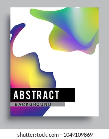 Covers background with liquid color, arrangement of abstract lines and style graphic geometric elements. Applicable for placards, brochures, posters, covers and banners. Vector illustrations.