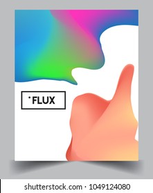 Covers background with liquid color, arrangement of abstract lines and style graphic geometric elements. Applicable for placards, brochures, posters, covers and banners. Vector illustrations.