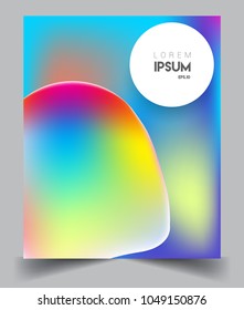 Covers background with liquid color, arrangement of abstract lines and style graphic geometric elements. Applicable for placards, brochures, posters, covers and banners. Vector illustrations.