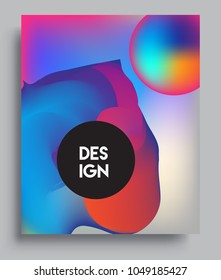 Covers background with liquid color, arrangement of abstract lines and style graphic geometric elements. Applicable for placards, brochures, posters, covers and banners. Vector illustrations.
