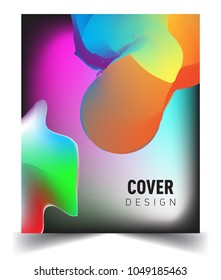 Covers background with liquid color, arrangement of abstract lines and style graphic geometric elements. Applicable for placards, brochures, posters, covers and banners. Vector illustrations.
