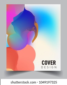 Covers background with liquid color, arrangement of abstract lines and style graphic geometric elements. Applicable for placards, brochures, posters, covers and banners. Vector illustrations.

