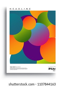 Covers background template with Abstract colorful design and modern abstract pattern. Vector templates for modern design, cover, template, decorated, brochure.