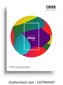 Covers background template with Abstract colorful design and modern abstract pattern. Vector templates for modern design, cover, template, decorated, brochure.