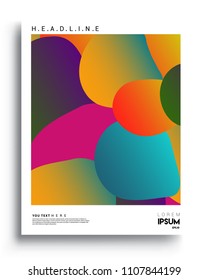 Covers background template with Abstract colorful design and modern abstract pattern. Vector templates for modern design, cover, template, decorated, brochure.