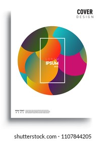 Covers background template with Abstract colorful design and modern abstract pattern. Vector templates for modern design, cover, template, decorated, brochure.
