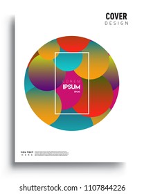 Covers background template with Abstract colorful design and modern abstract pattern. Vector templates for modern design, cover, template, decorated, brochure.