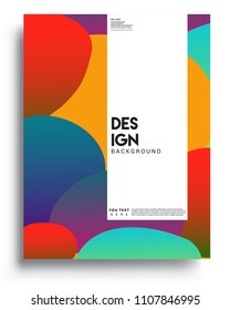 Covers background template with Abstract colorful design and modern abstract pattern. Vector templates for modern design, cover, template, decorated, brochure.