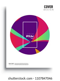 Covers background template with Abstract colorful design and modern abstract pattern. Vector templates for modern design, cover, template, decorated, brochure.