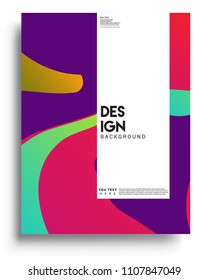 Covers background template with Abstract colorful design and modern abstract pattern. Vector templates for modern design, cover, template, decorated, brochure.