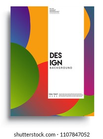 Covers background template with Abstract colorful design and modern abstract pattern. Vector templates for modern design, cover, template, decorated, brochure.