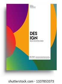 Covers background template with Abstract colorful design and modern abstract pattern. Vector templates for modern design, cover, template, decorated, brochure.