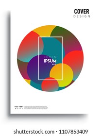 Covers background template with Abstract colorful design and modern abstract pattern. Vector templates for modern design, cover, template, decorated, brochure.