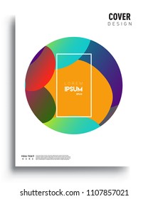 Covers background template with Abstract colorful design and modern abstract pattern. Vector templates for modern design, cover, template, decorated, brochure.

