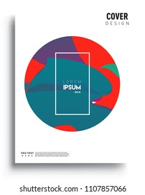 Covers background template with Abstract colorful design and modern abstract pattern. Vector templates for modern design, cover, template, decorated, brochure.

