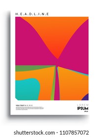 Covers background template with Abstract colorful design and modern abstract pattern. Vector templates for modern design, cover, template, decorated, brochure.

