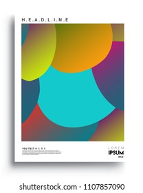 Covers background template with Abstract colorful design and modern abstract pattern. Vector templates for modern design, cover, template, decorated, brochure.

