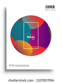 Covers background template with Abstract colorful design and modern abstract pattern. Vector templates for modern design, cover, template, decorated, brochure.

