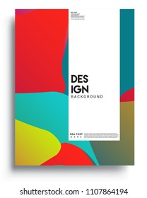 Covers background template with Abstract colorful design and modern abstract pattern. Vector templates for modern design, cover, template, decorated, brochure.