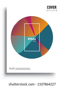 Covers background template with Abstract colorful design and modern abstract pattern. Vector templates for modern design, cover, template, decorated, brochure.