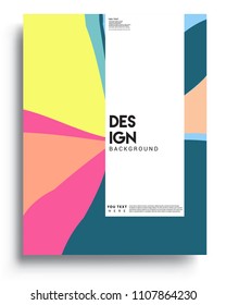 Covers background template with Abstract colorful design and modern abstract pattern. Vector templates for modern design, cover, template, decorated, brochure.