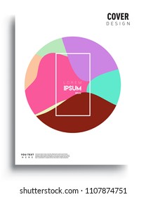 Covers background template with Abstract colorful design and modern abstract pattern. Vector templates for modern design, cover, template, decorated, brochure.