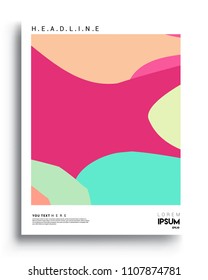 Covers background template with Abstract colorful design and modern abstract pattern. Vector templates for modern design, cover, template, decorated, brochure.