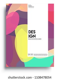 Covers background template with Abstract colorful design and modern abstract pattern. Vector templates for modern design, cover, template, decorated, brochure.
