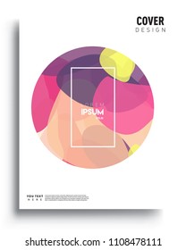 Covers background template with Abstract colorful design and modern abstract pattern. Vector templates for modern design, cover, template, decorated, brochure.