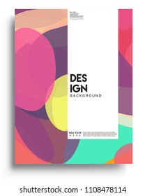 Covers background template with Abstract colorful design and modern abstract pattern. Vector templates for modern design, cover, template, decorated, brochure.