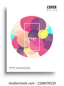Covers background template with Abstract colorful design and modern abstract pattern. Vector templates for modern design, cover, template, decorated, brochure.