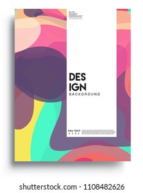 Covers background template with Abstract colorful design and modern abstract pattern. Vector templates for modern design, cover, template, decorated, brochure.
