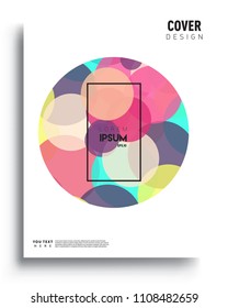 Covers background template with Abstract colorful design and modern abstract pattern. Vector templates for modern design, cover, template, decorated, brochure.