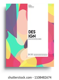 Covers background template with Abstract colorful design and modern abstract pattern. Vector templates for modern design, cover, template, decorated, brochure.