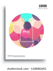 Covers background template with Abstract colorful design and modern abstract pattern. Vector templates for modern design, cover, template, decorated, brochure.