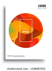 Covers background template with Abstract colorful design and modern abstract pattern. Vector templates for modern design, cover, template, decorated, brochure.