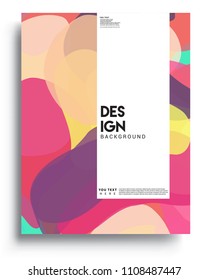 Covers background template with Abstract colorful design and modern abstract pattern. Vector templates for modern design, cover, template, decorated, brochure.