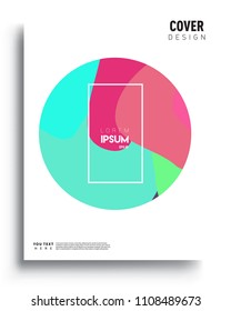 Covers background template with Abstract colorful design and modern abstract pattern. Vector templates for modern design, cover, template, decorated, brochure.